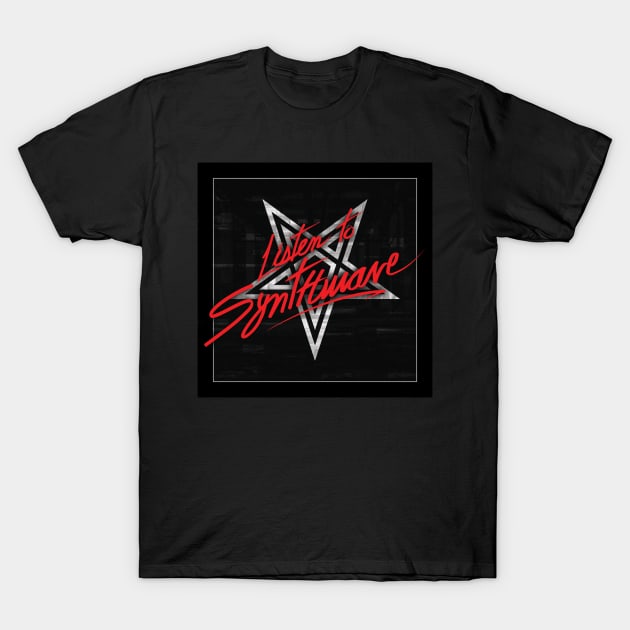 Listen to Synthwave - Dark Machine T-Shirt by patrickkingart